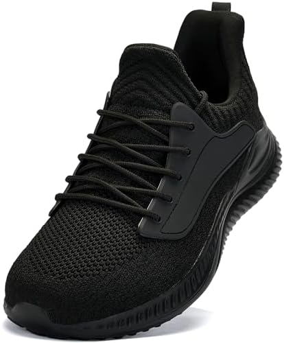 Mens Wide Sneakers Walking Shoes - Wide Slip on Tennis Shoes Lightweight Breathable Comfortable Running Shoes for Athletic Workout Gym Jogging and Casual Wear Wide Width