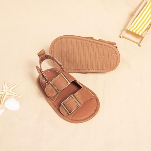 Miamooi Infant Baby Boys Girls Summer Beach Sandals Non Slip Soft Rubber Sole Toddler Outdoor Closed-Toe First Walker Shoes