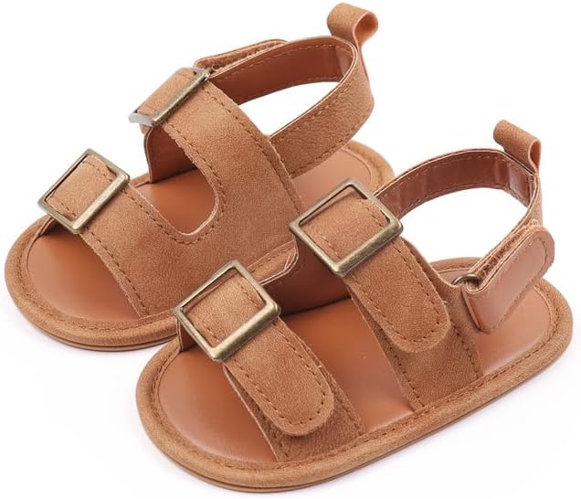 Miamooi Infant Baby Boys Girls Summer Beach Sandals Non Slip Soft Rubber Sole Toddler Outdoor Closed-Toe First Walker Shoes