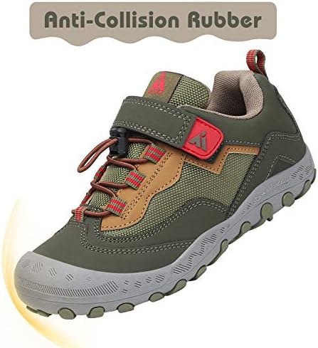 Mishansha Boy's Girl's Hiking Shoes Low Top Sneakers Outdoor Trekking Walking Climbing Running Shoes