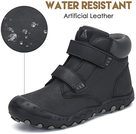 Mishansha Kids Hiking Boots Toddler Girls Boys Hiking Shoes Water-Resistant Anti-Collision Non-Slip Athletic Outdoor Trekking Boots