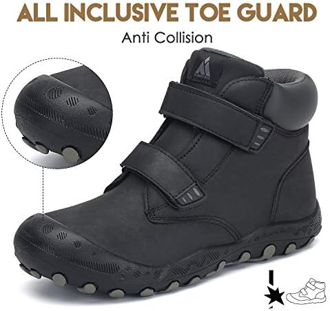 Mishansha Kids Hiking Boots Toddler Girls Boys Hiking Shoes Water-Resistant Anti-Collision Non-Slip Athletic Outdoor Trekking Boots