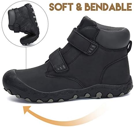 Mishansha Kids Hiking Boots Toddler Girls Boys Hiking Shoes Water-Resistant Anti-Collision Non-Slip Athletic Outdoor Trekking Boots
