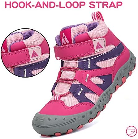 Mishansha Unisex-Child Anti-Collision Non-Slip Hiking Boots Outdoor Trekking Shoes