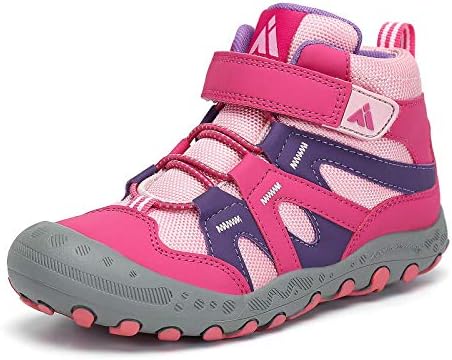 Mishansha Unisex-Child Anti-Collision Non-Slip Hiking Boots Outdoor Trekking Shoes