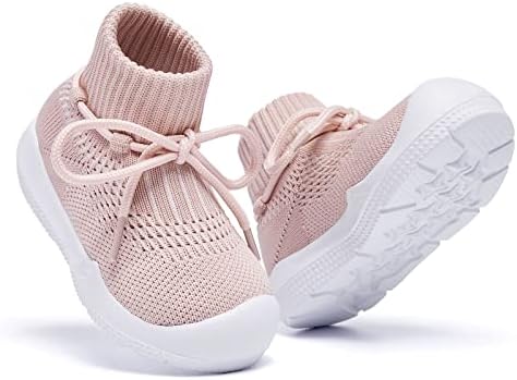 MORENDL Baby Sock Shoes Toddler Sneakers Infant Tennis Slip On Walking Shoes Boys & Girls Non-Slip Slippers