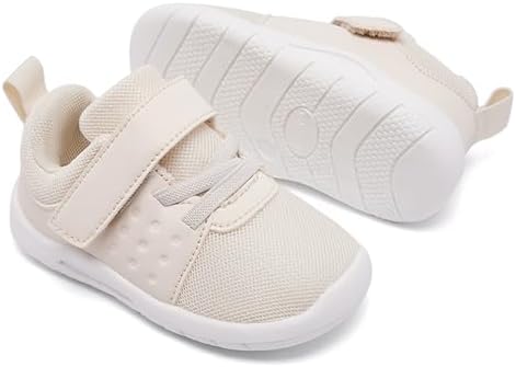 MORENDL Toddler Baby Shoes 0-4 Years Boy Girl Lightweight Breathable Non-Slip Sports Sneakers Running Walking Tennis Barefoot Shoes