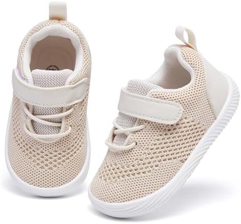 MORENDL Toddler Sneakers Baby Boys & Girls Barefoot Shoes Lightweight Breathable Walking Running Tennis Athletic Sport Shoes
