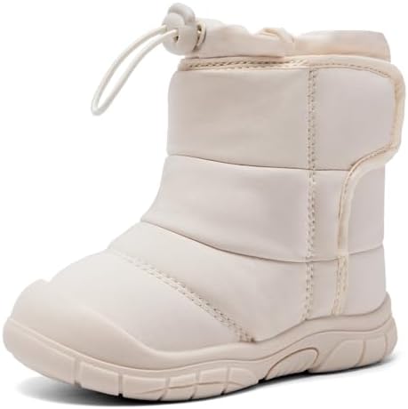 MORENDL Toddler Winter Snow Boots 0-4 Years Boy & Girl Warm Fur Walking Shoes Baby Booties