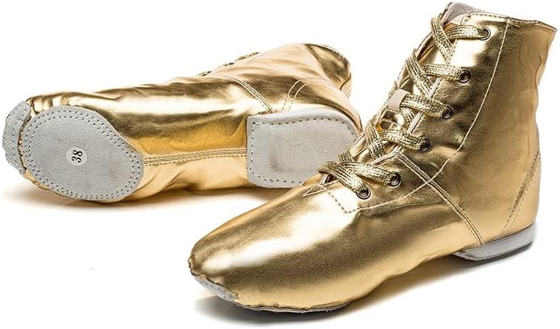 MSMAX Women Jazz Dance Shoes Dancing Ankle Boots For Men