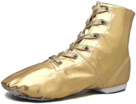 MSMAX Women Jazz Dance Shoes Dancing Ankle Boots For Men
