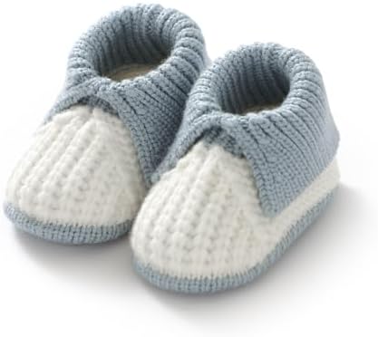 Neiwech Baby Booties Newborn Infant Sock Shoes Knit Crochet Soft Cozy Warm Boots for Boys Girls