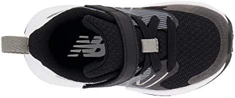 New Balance Kid's Rave Run V2 Hook And Loop Running Shoe Black/White 2 Infant