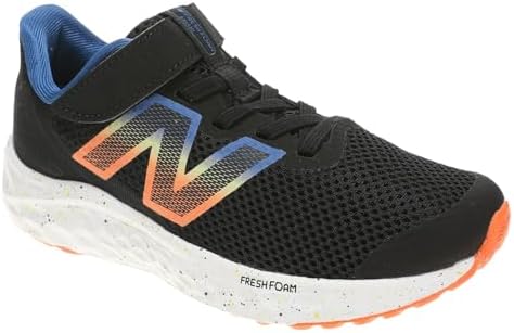 New Balance Kids’ Fresh Foam Arishi V4 Bungee Lace with Top Strap Running Shoe