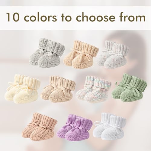 Newborn Shoes Soft Knitted Baby Booties A Gentle Hug For Tiny Feet Warm Cozy & Lightweight Infant Shoes For Boys & Girls