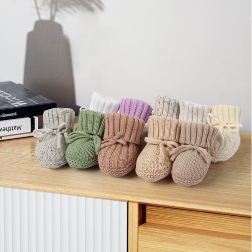 Newborn Shoes Soft Knitted Baby Booties A Gentle Hug For Tiny Feet Warm Cozy & Lightweight Infant Shoes For Boys & Girls