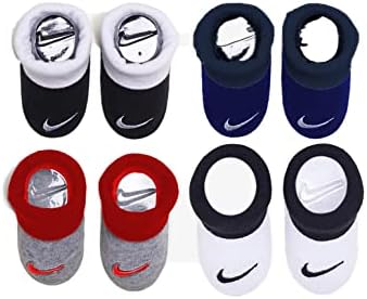 Nike Infant Booties 4 Pack (0-6 Months Black(NN0735-U10)/G_W)