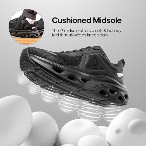 NORTIV 8 Men's Comfortable Walking Shoes MovePropel Athletic Breathable Gym Workout Tennis Jogging Cross Training Non Slip Fashion Running Sneakers