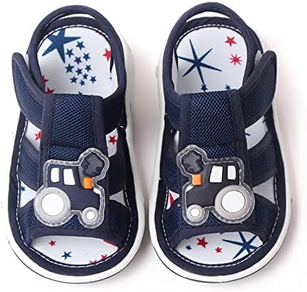 OAISNIT Baby Boy Girl Summer Sandals Infant Squeaky Shoes Lightwight Non-Slip Toddler First Walkers