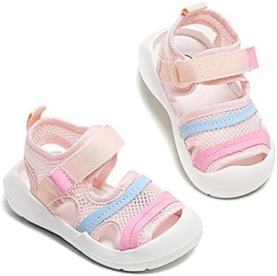 OAISNIT Baby Boys Girls Sports Sandals Lightweight Anti-Slip Rubber Sole Beach Aquatic Water Shoes Summer Toddler First Walking Shoe