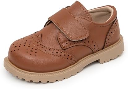 ohsofy Girls Oxford Flats Dress Shoes Casual Penny Loafers Comfort Non-Slip Sole Wedding Party School Uniform (Toddler/Little Kid)