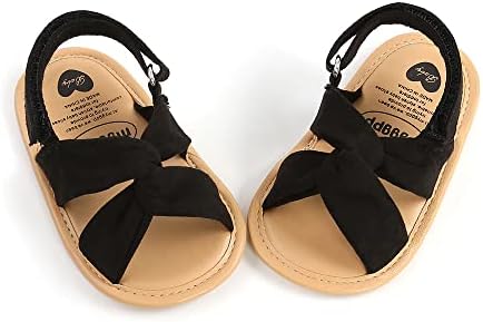 Ohwawadi Baby Boys Girls Sandals Soft Sole Summer Infant Wedding Dress Flat Shoes Beach Sandal Newborn Crib Shoes First Walkers