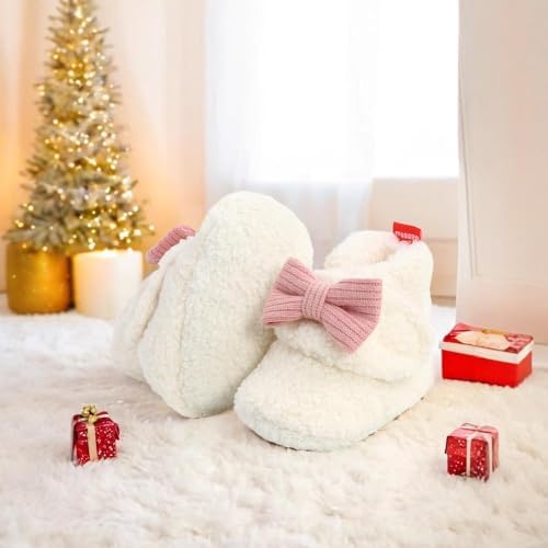 Ohwawadi Infant Baby Slippers Girls Boys Booties Warm Baby Socks Shoes Newborn Crib Footwear Prewalkers
