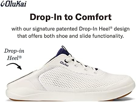 OLUKAI Moku Pae Men's Boat Shoes Water Resistant & Breathable Mesh Easy Slip On Design Quick-Drying & Enhanced Traction