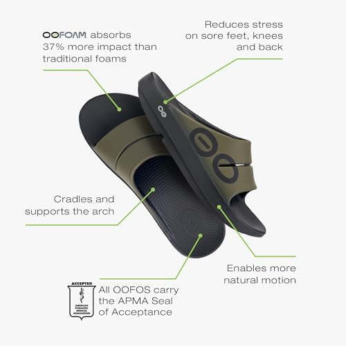 OOFOS Unisex-Adult Ooahh Sport Slide Slipper