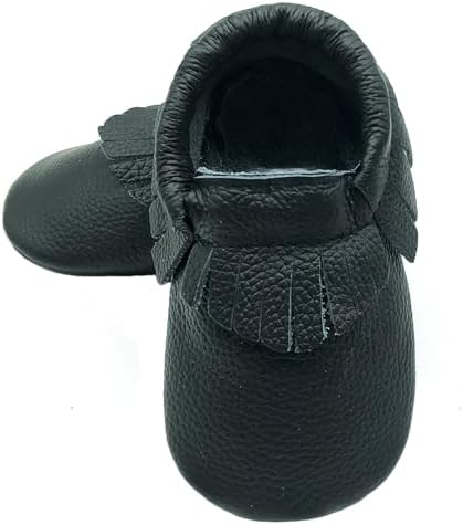 OWLOWLA Baby Moccasins Soft Sole Leather Baby Shoes Infant Toddler Pre-Walker Shoes Baby Boy Girl