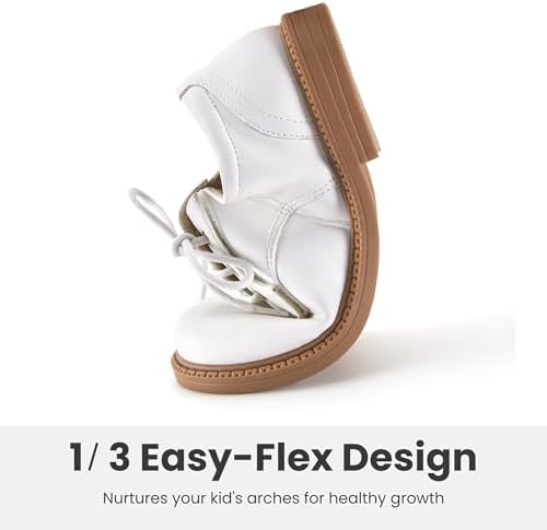 PATPAT Boys Girls Dress Shoes Oxford Loafers Formal School Shoes For Toddler Little Big Kids