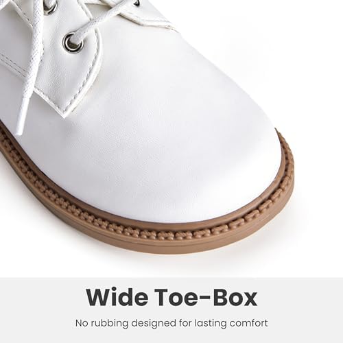 PATPAT Boys Girls Dress Shoes Oxford Loafers Formal School Shoes For Toddler Little Big Kids