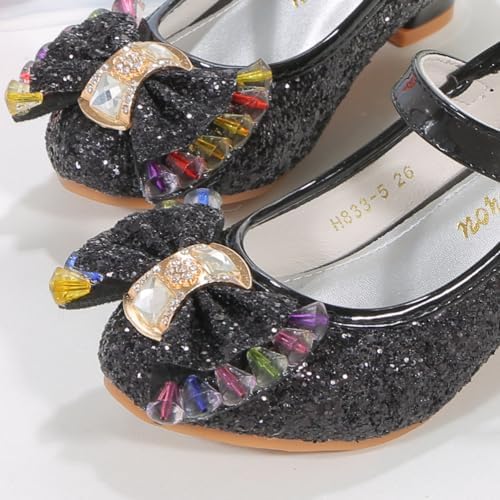 Princess Shoes Toddler Dress Shoes For Girls With High Heels - Comfortable & Stylish (Size 2-13)