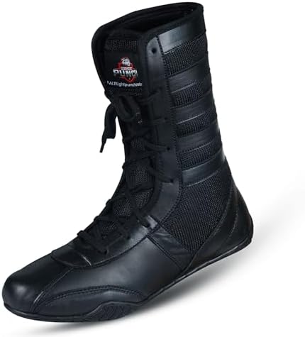 Professional Boxing Shoes Breathable Wrestling Shoes Training Shoe for Adult & Youth Men Women Non Slip Rubber Sole Lightweight Boots