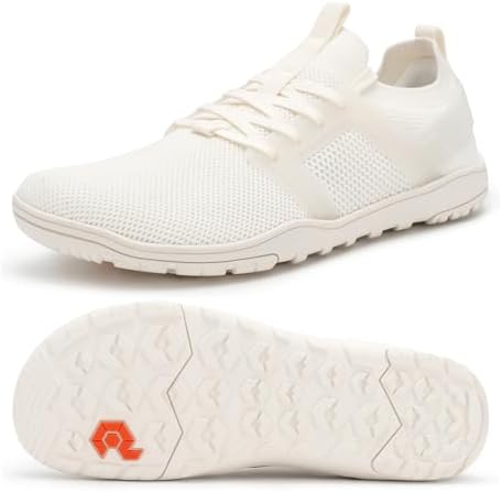 Pulltop Barefoot Trail Running Shoes for Men - Wide Toe Box Zero Drop Sole Minimalist Cross-Training Shoes