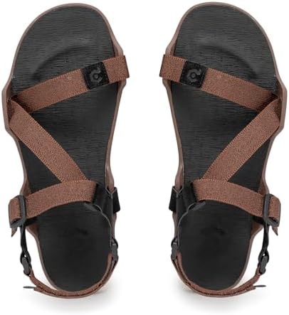 Pulltop Men's Wide Barefoot Sandals - Minimalist Zero Drop Ultralight Trail Running Hiking Sandals Adjustable