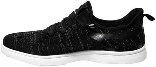 Pyramid Men’s Path Lite “Hey Bro” Slip-On Knit Bowling Shoes - Lightweight Seamless Design Athletic Fit Breathable Knit Upper Universal Slide Soles