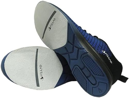 Pyramid Men’s Path Lite Seamless Mesh Bowling Shoes - Lightweight Seamless Design Athletic Fit Breathable Knit Upper Universal Slide Soles