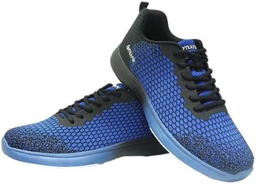 Pyramid Men’s Path Lite Seamless Mesh Bowling Shoes - Lightweight Seamless Design Athletic Fit Breathable Knit Upper Universal Slide Soles