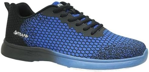 Pyramid Men’s Path Lite Seamless Mesh Bowling Shoes - Lightweight Seamless Design Athletic Fit Breathable Knit Upper Universal Slide Soles