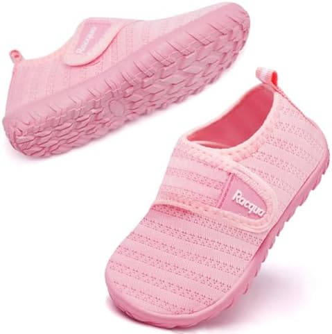 Racqua Baby Todder Water Shoes Boy's Girl's Quick Dry Barefoot Shoes Non-Slip Swim Pool Aqua Shoes(Baby/Toddler)