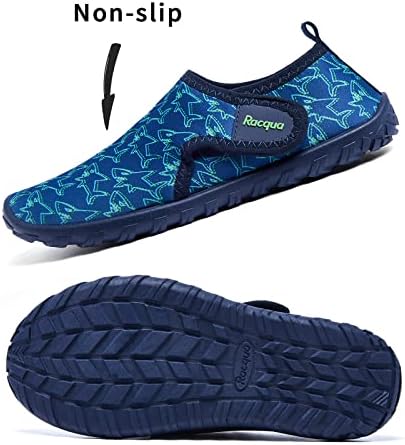 Racqua Boy's Girl's Kids Water Shoes Barefoot Swim Quick Dry Lightweight Sport Aqua Shoes(Little Kid/Big Kid)