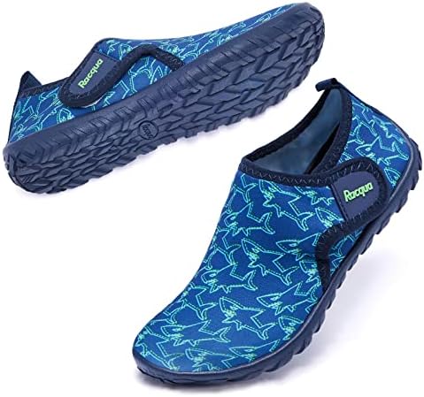 Racqua Boy's Girl's Kids Water Shoes Barefoot Swim Quick Dry Lightweight Sport Aqua Shoes(Little Kid/Big Kid)