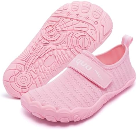 Racqua Kids Water Shoes Non-Slip Beach Shoes Outdoor Breathable Swim Shoes Quick Dry Lightweight Pool Aqua Shoes Boys Girls(Little Kid/Big Kid)