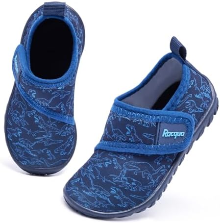 Racqua Toddler Baby Water Shoes Barefoot Quick Dry Swim Sport Pool Aqua Shoes for Boy's Girl's(Baby/Toddler)