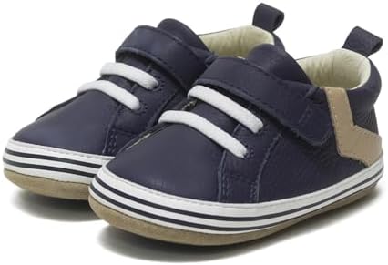 Robeez Baby Boys and Unisex First Kicks Slip Resistant Shoes & Sneakers for Infant and Toddler