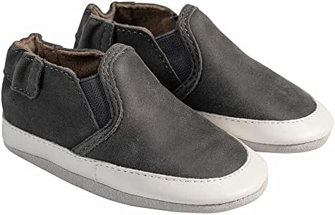 Robeez Baby Boys and Unisex Soft Soles Slip-Resistant Crib Shoes Slippers Moccasins for Infant and Toddler 0-24 Months