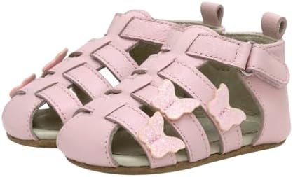 Robeez First Kicks Baby Girl and Unisex Sandals for Infant/Toddlers - 0-24 Months