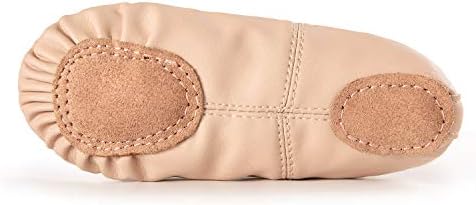 RoseMoli Ballet Shoes For Girls/Toddlers/Kids/Women Leather Yoga Shoes/Ballet Slippers For Dancing