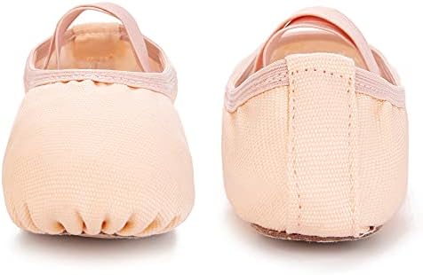RoseMoli Canvas Ballet Slippers Flats For Girls/Toddlers/Kids/Women Yoga Practice Shoes For Dancing